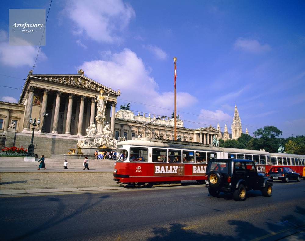 ウイーン ヴィエンナ Wien Vienna 国会議事堂 Parliament Building リンク Ring リングシュトラーセ Wiener Ringstrabe