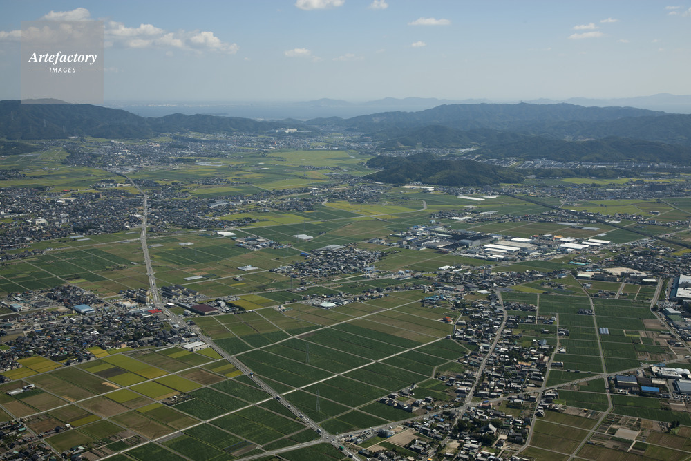 岡崎平野 岡崎市在家町周辺