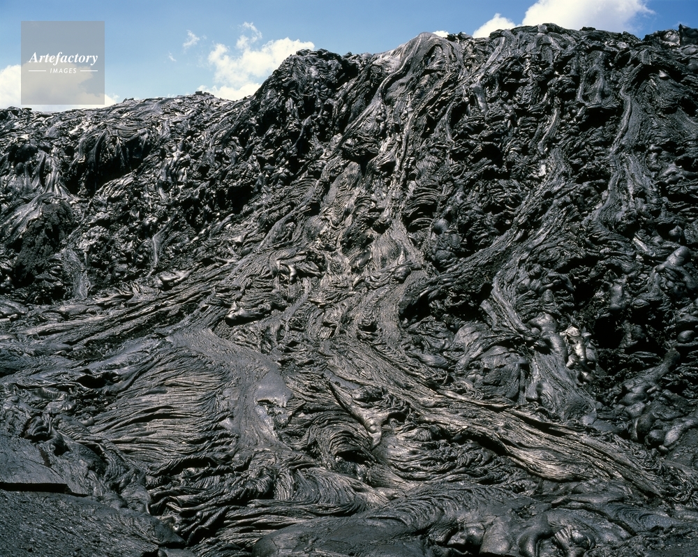 キラウエア火山のパホイホイ溶岩 １