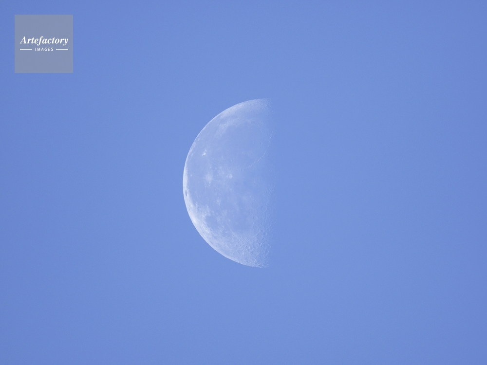 月の満ち欠け 月齢21 1 2015年11月3日9時45分 下弦の月